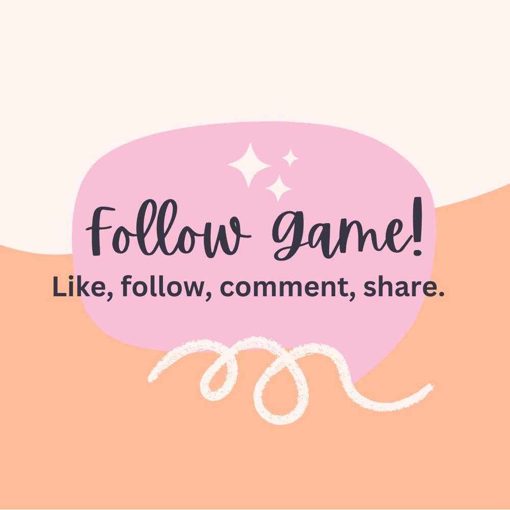 💕 MY FIRST FOLLOW GAME 💕